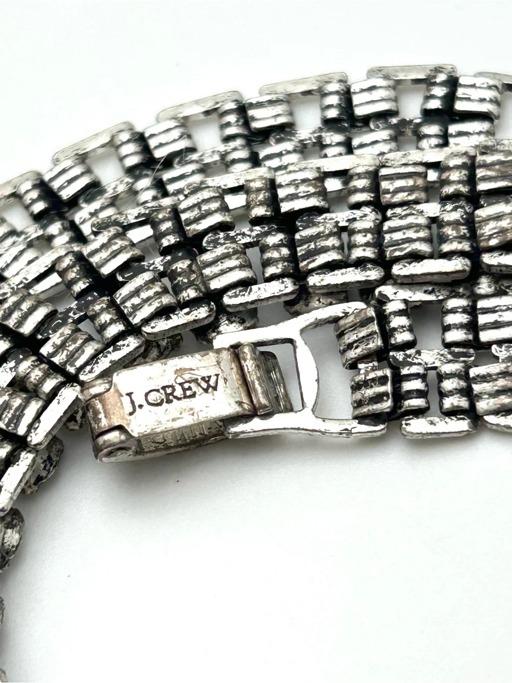 J. Crew Double Row Crystal Necklace